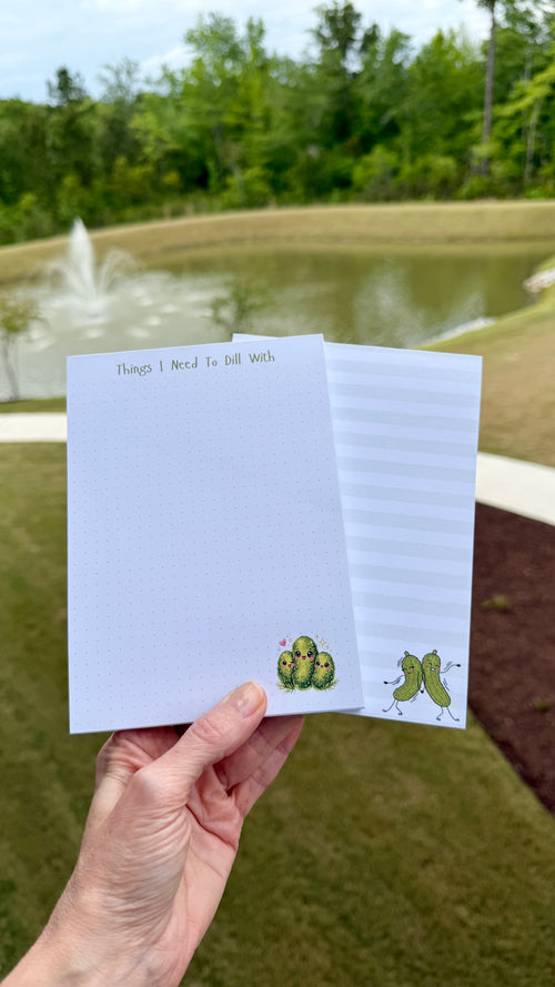 Dancing Pickles Notepad