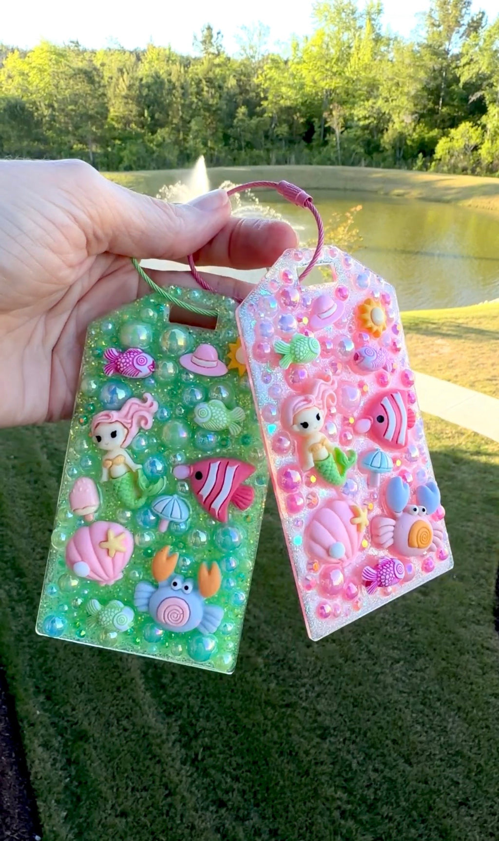Mermaid Luggage Tag