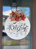 Halloween Welcome Door Sign | Spooky Season