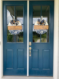 Double Door Welcome To Our Home Door Hanger