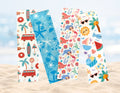Summer Beach Bookmark Set