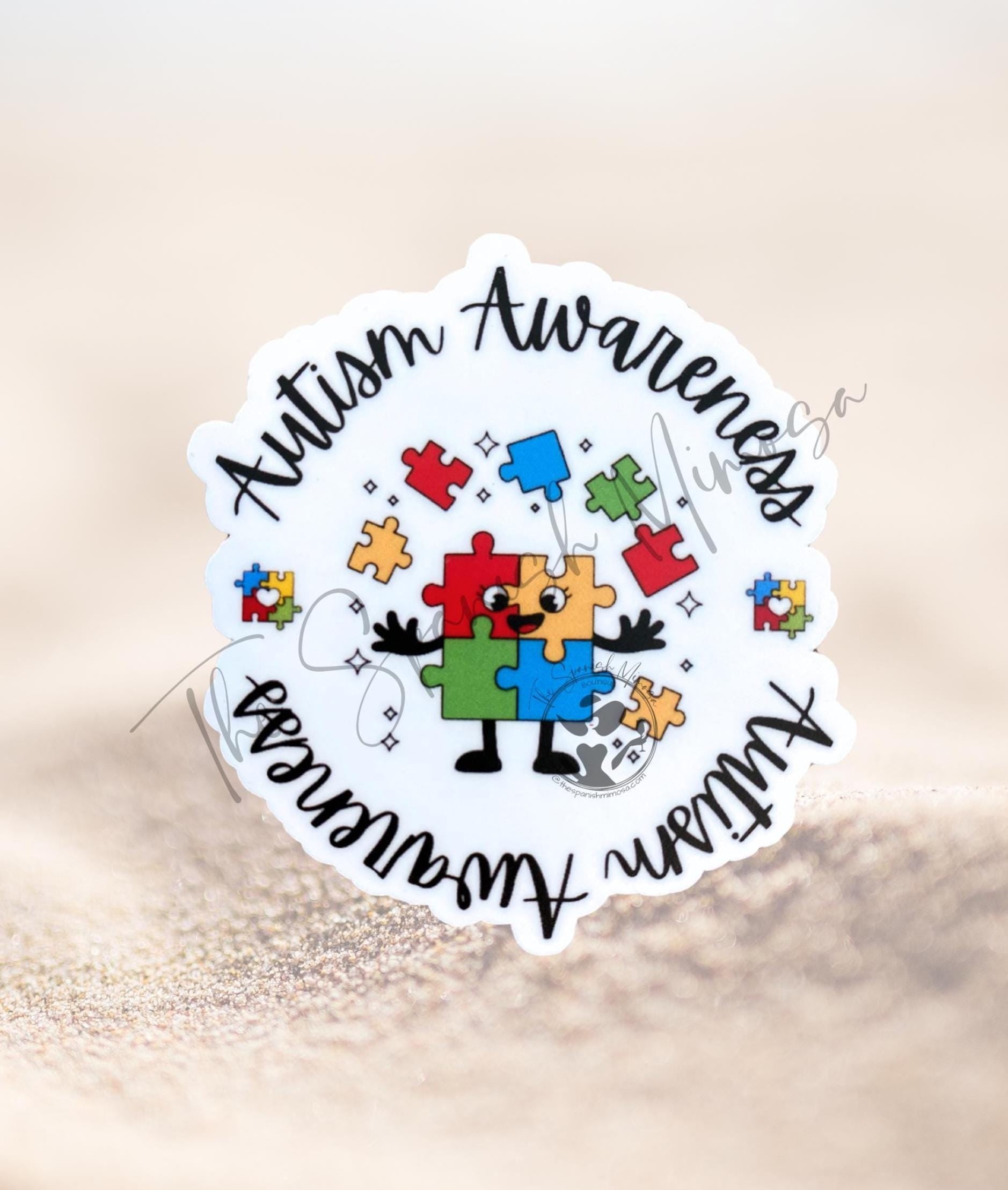 Autism Awareness Sticker – Subtle & Supportive Design | Matte Finish