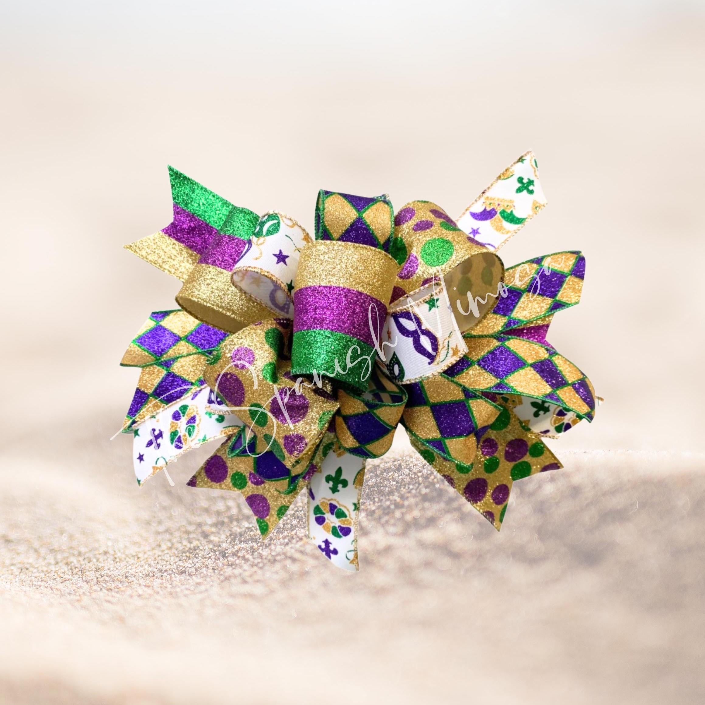 Options Available - Magnetic Interchangeable Bows for Door Hanger - Holiday | Seasonal | Awareness | Mardi Gras | Bow