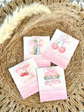 Cherry Magnetic Bookmark: Watercolor Bookish Charm