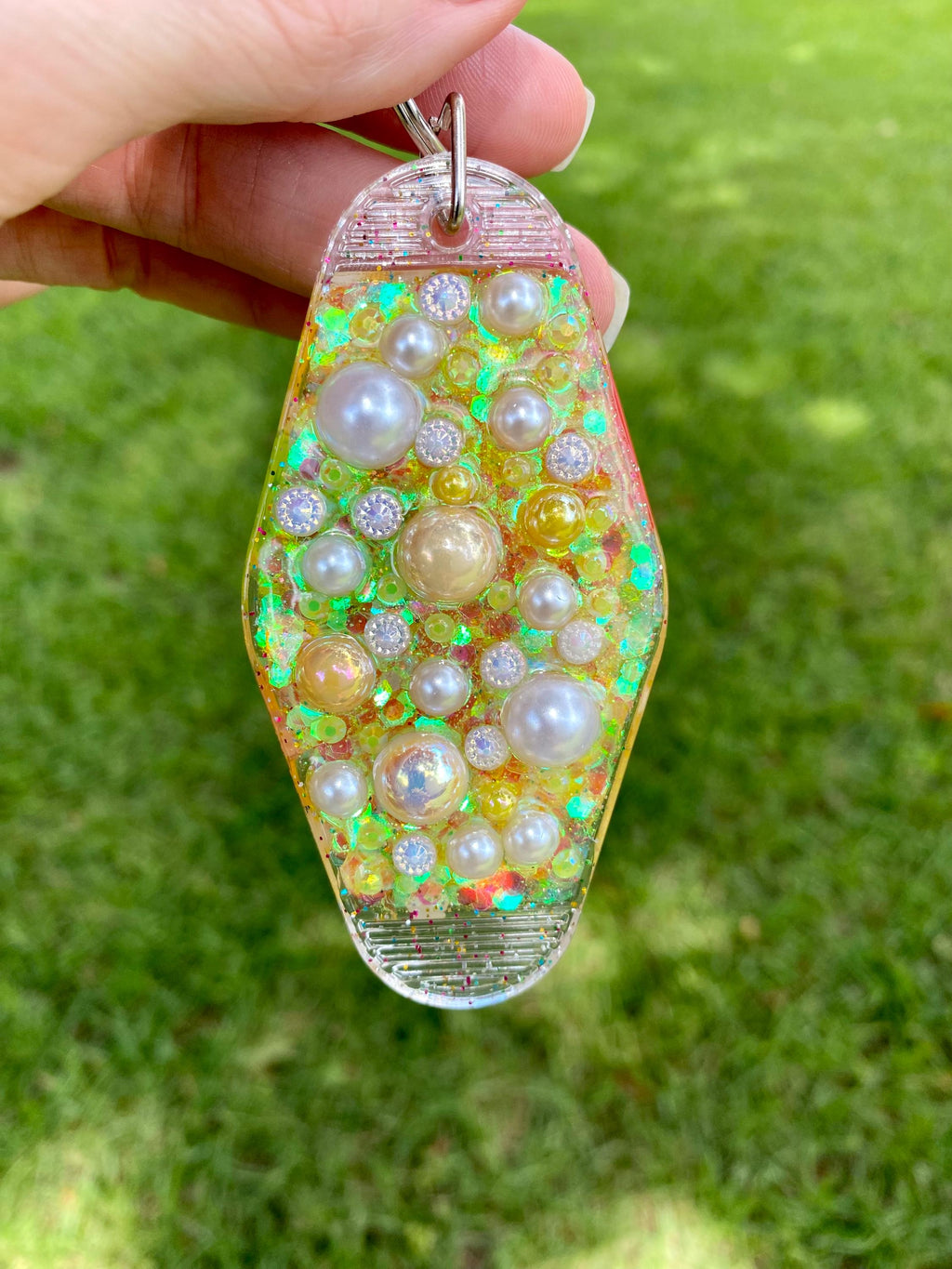 Enchanted Forest Junk Keychain: Retro Motel Keychain