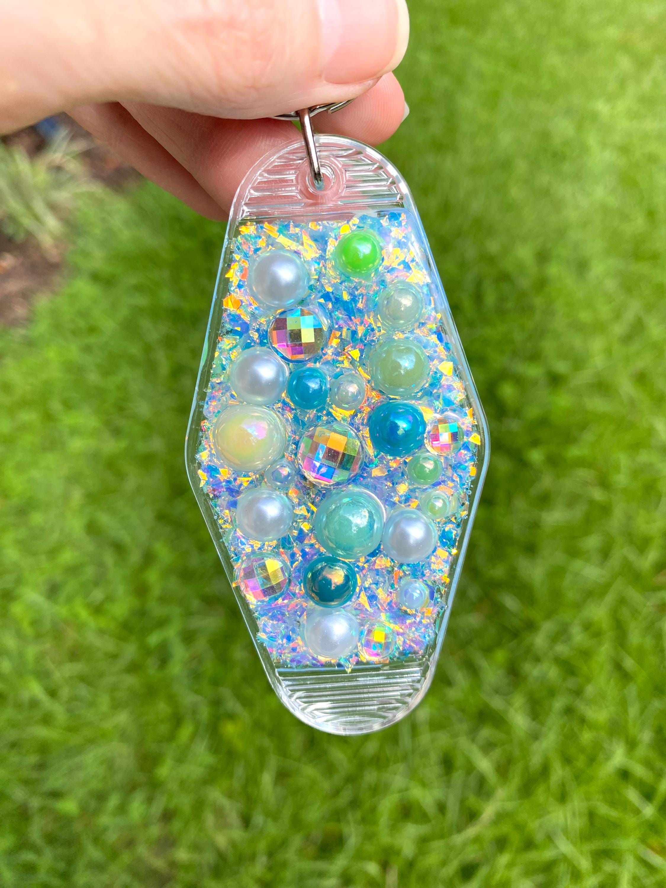 Beach Vibes Kawaii Resin Retro Motel Junk Keychain