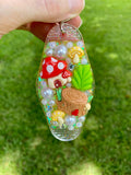 Enchanted Forest Junk Keychain: Retro Motel Keychain