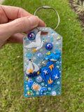 Nautical Junk Luggage Tag
