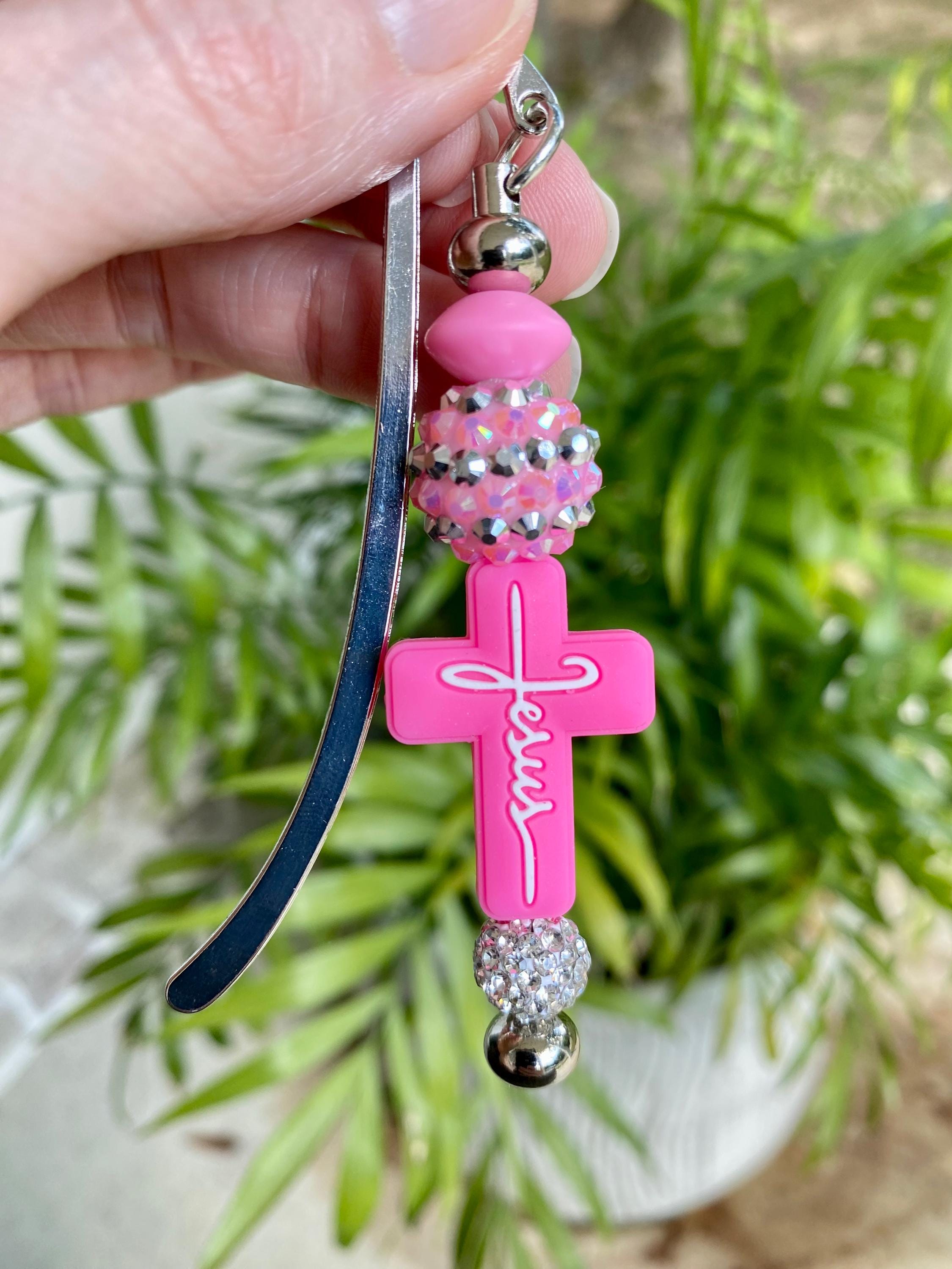 Cross Bookmark: Handmade Silicone Christian Religious Gift, Book Hook