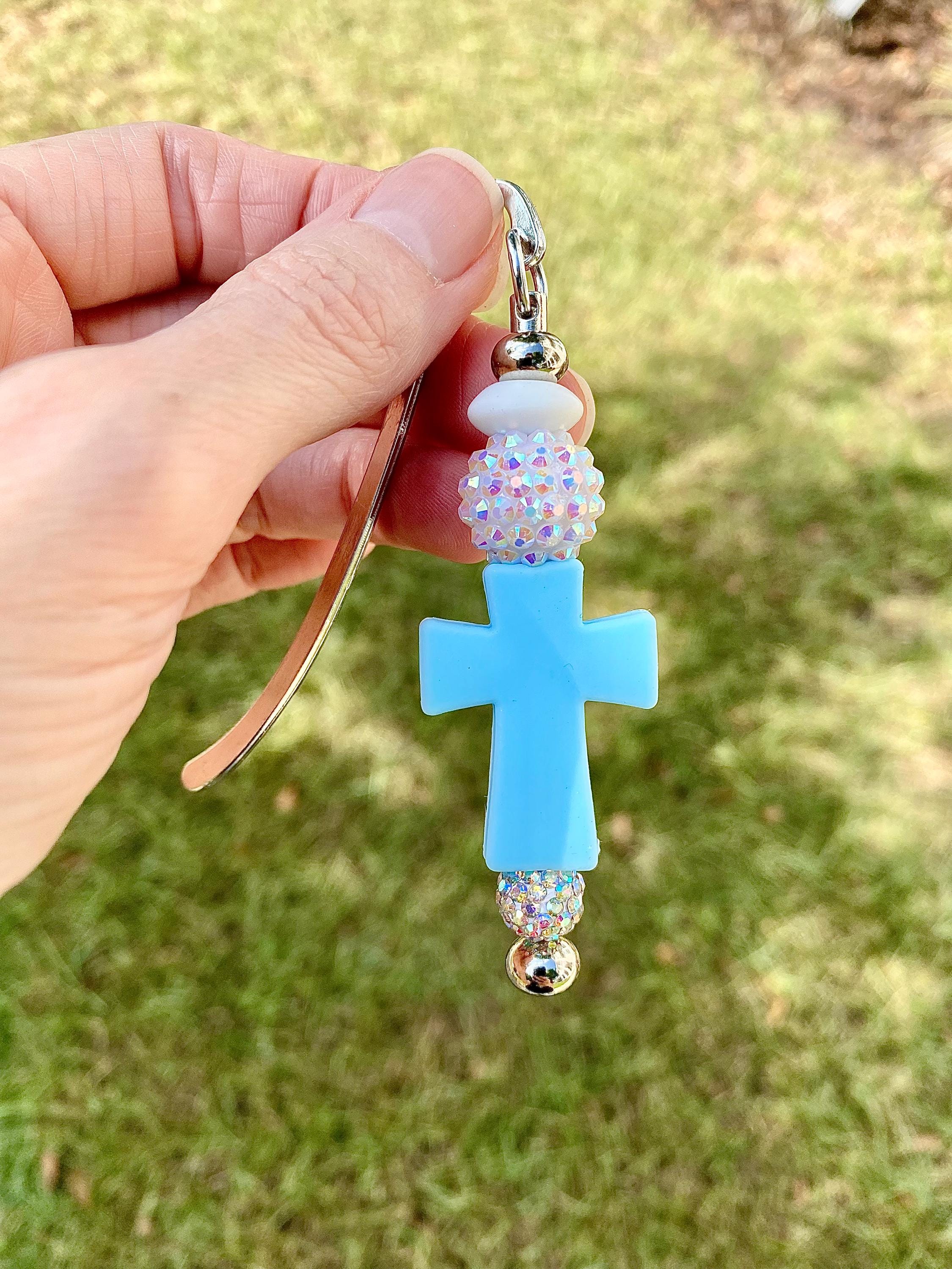 Cross Bookmark: Handmade Silicone Christian Religious Gift, Book Hook