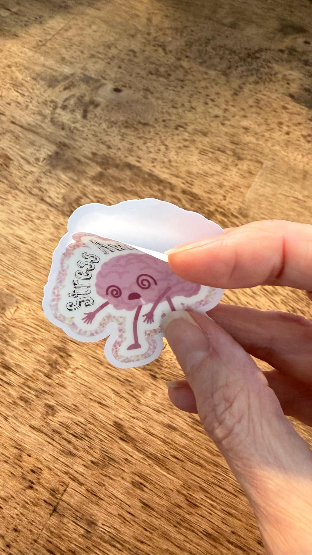Stress Awareness Sticker – Dazed Brain Sticker | Anxiety