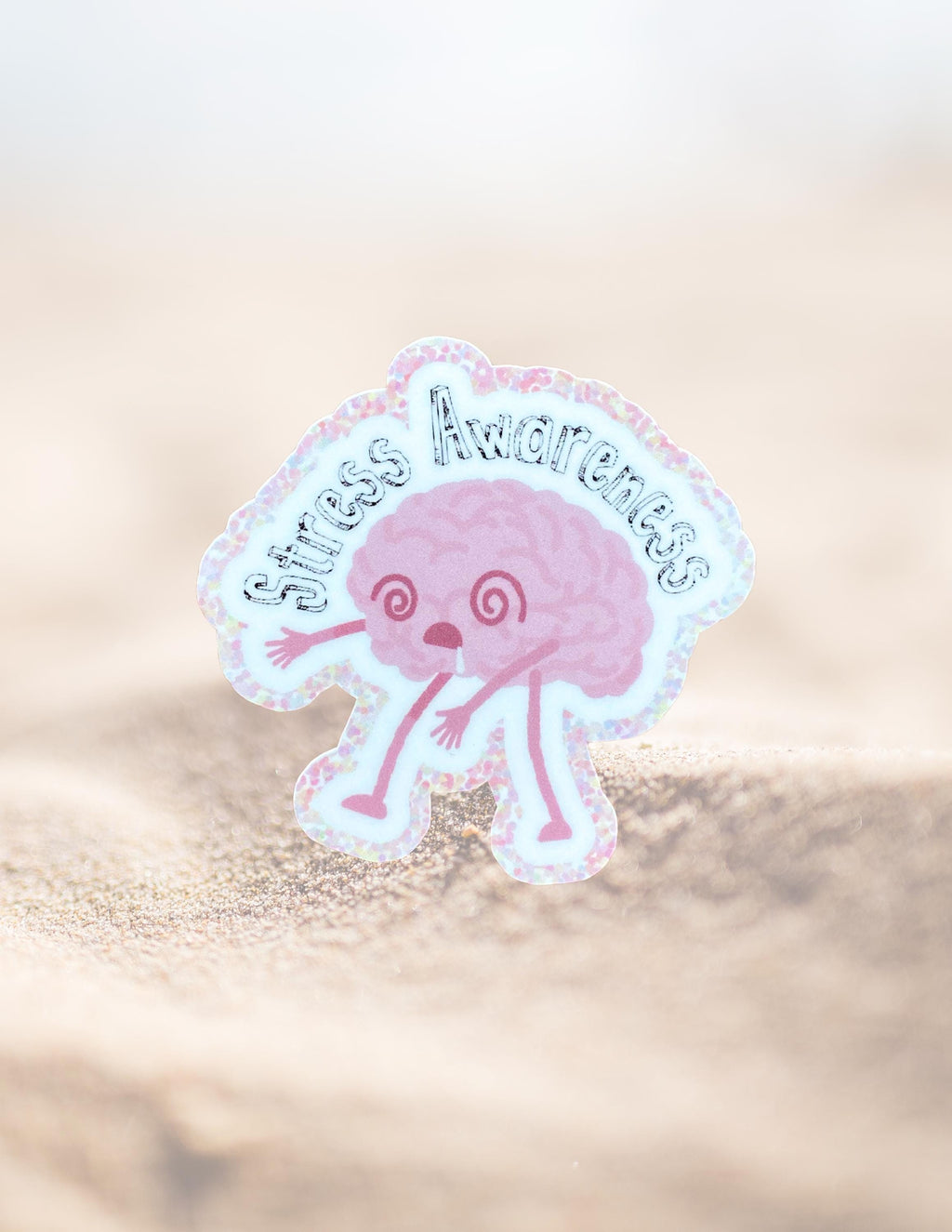 Stress Awareness Sticker – Dazed Brain Sticker | Anxiety