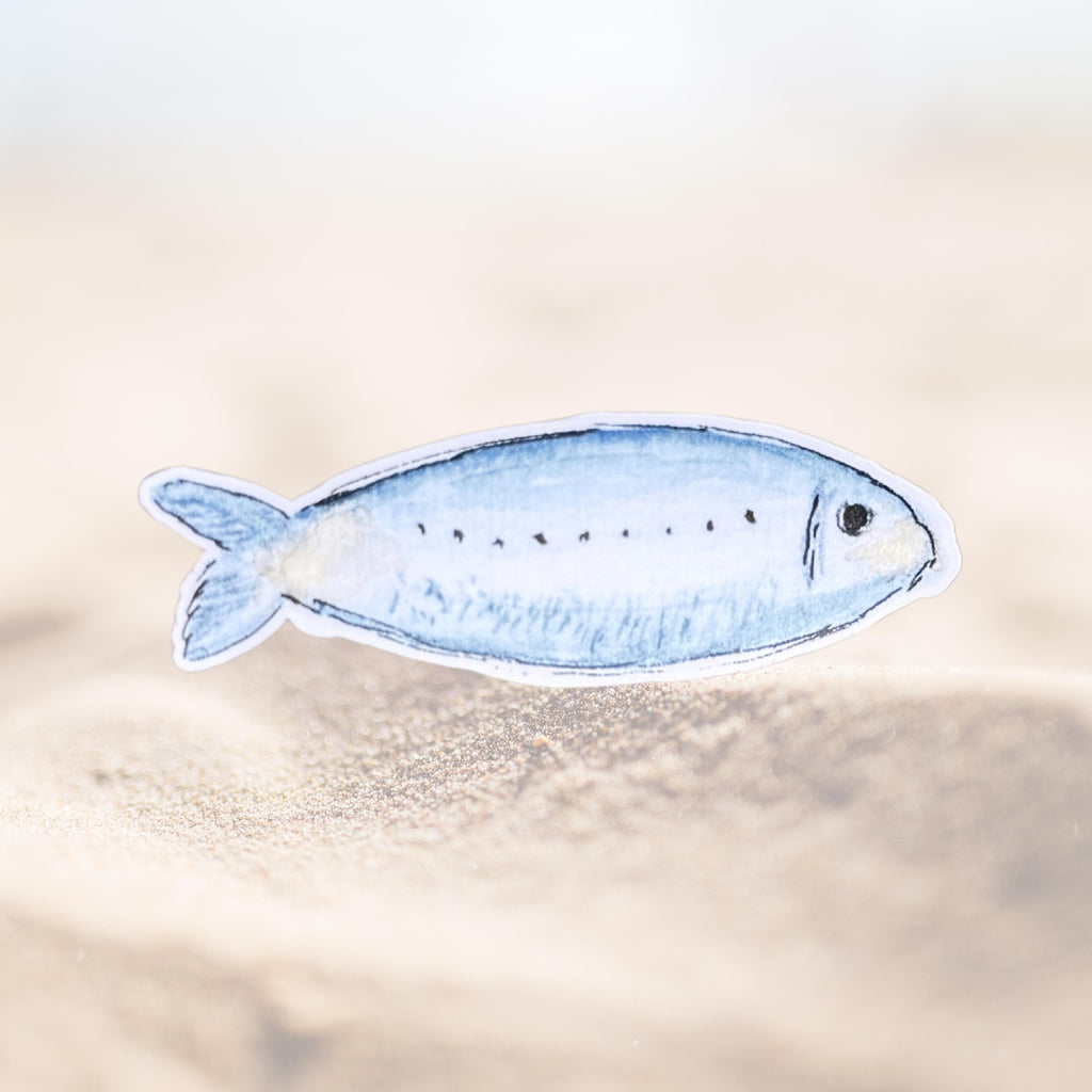 Blue Fish Sticker | Matte Vinyl